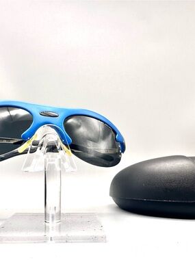 Rudy Project Skeey Uno Sunglasses Blue Silver Polarized Made in Italy SN 440723